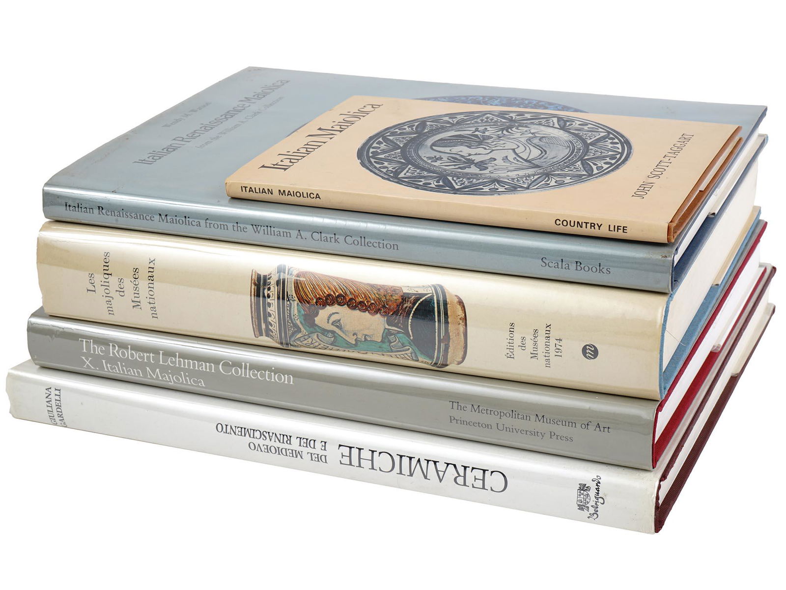 FIVE ART BOOKS AND ALBUMS ON ITALIAN MAIOLICA (1 of 11)