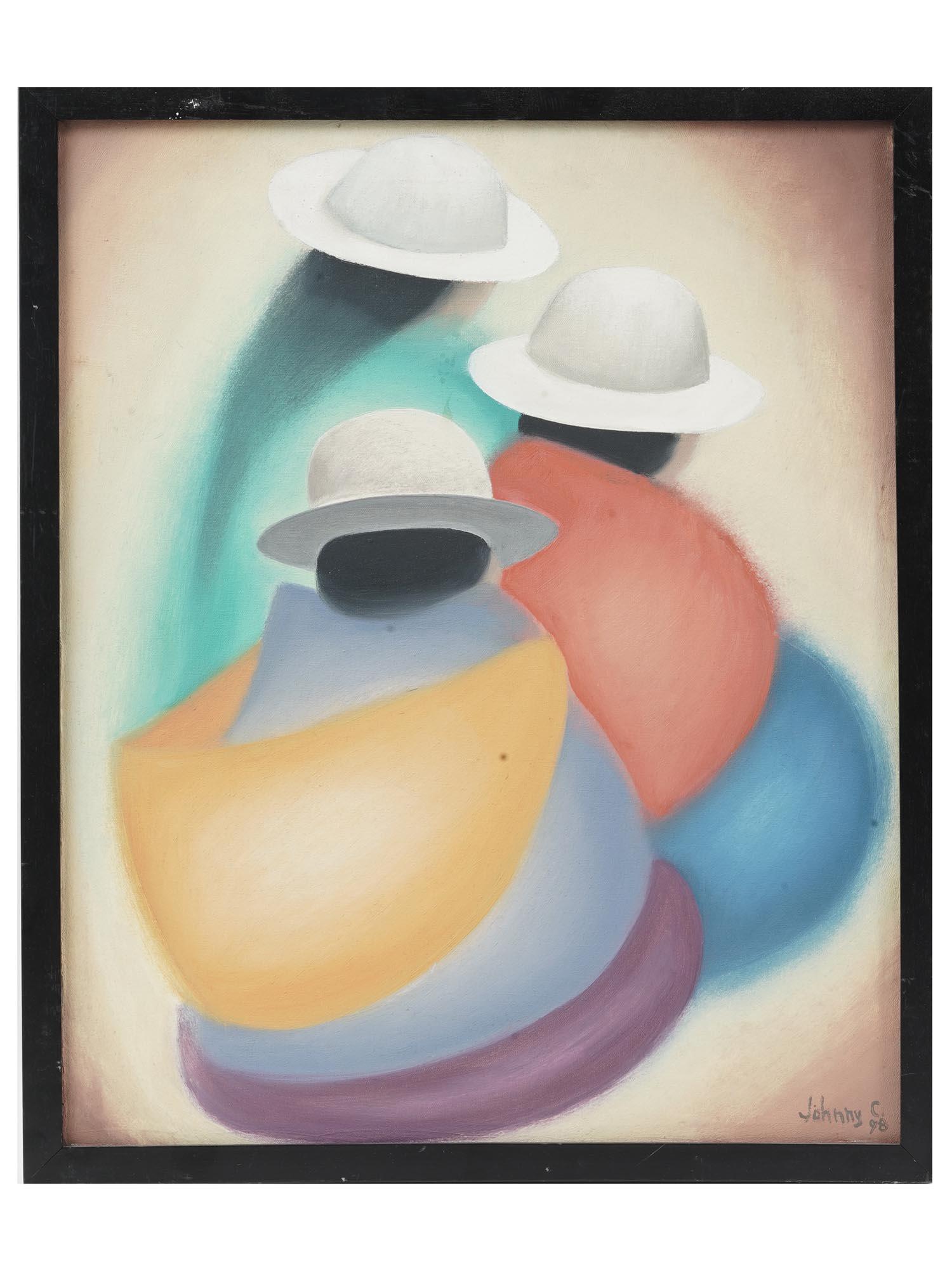 CONTEMPORARY ABSTRACT OIL PAINTING BY JOHNNY C. (1 of 4)