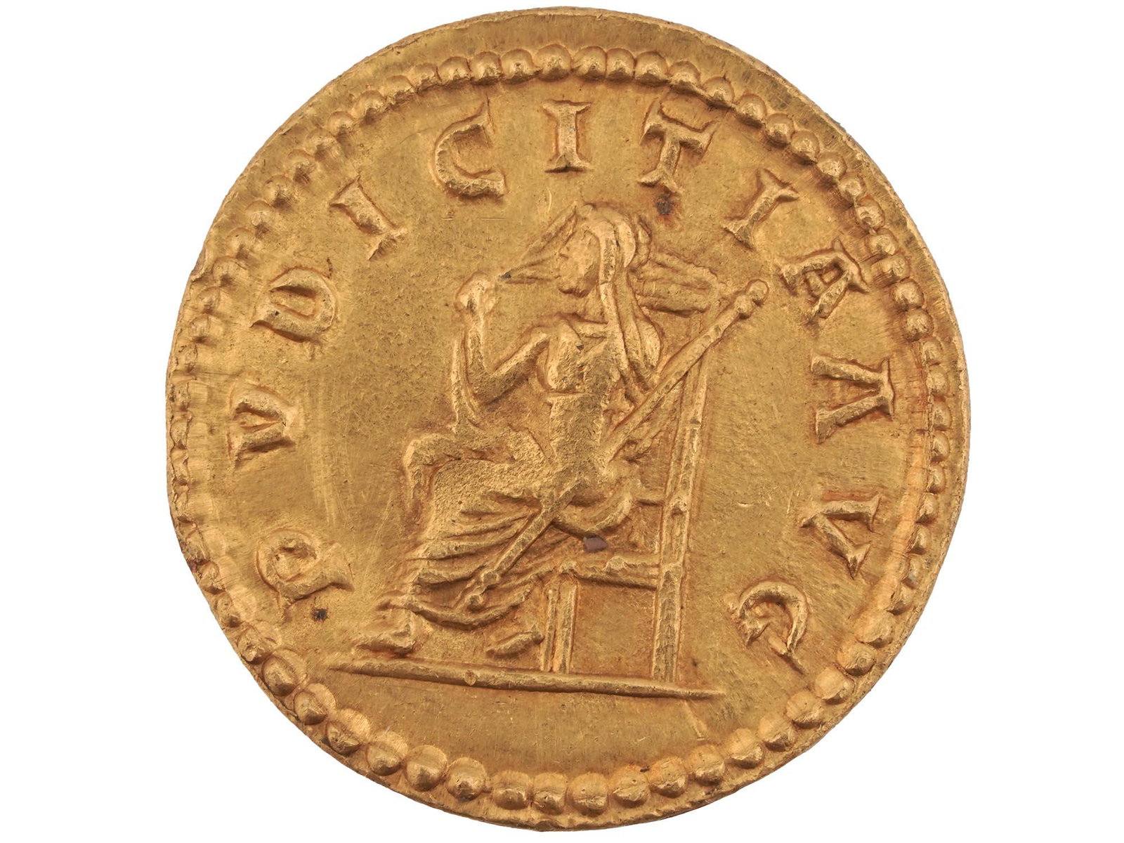 ANCIENT ROMAN GOLD COIN AUREUS 3ND CENTURY AC (1 of 2)