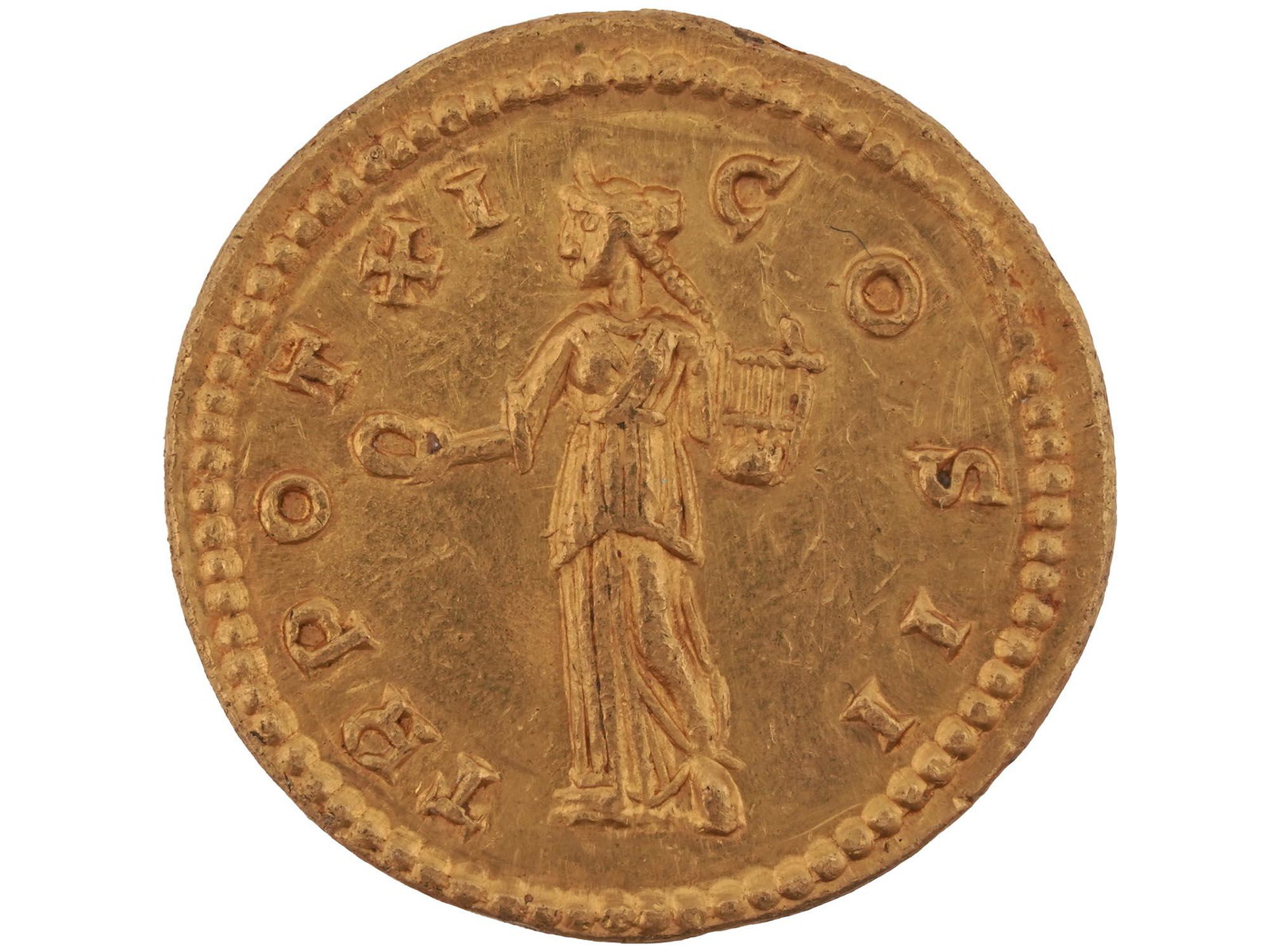 ANCIENT ROMAN GOLD COIN AUREUS 2ND CENTURY AC (1 of 2)