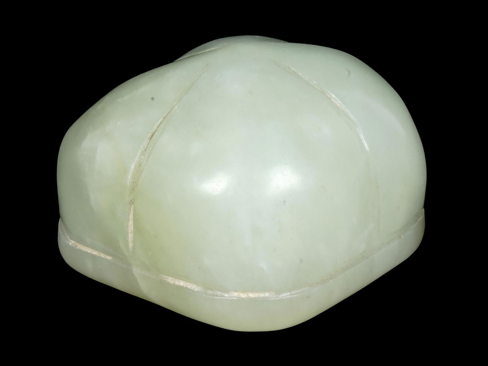 CHINESE CARVED JADE FIGURINE HEADGEAR DECORATION (1 of 8)