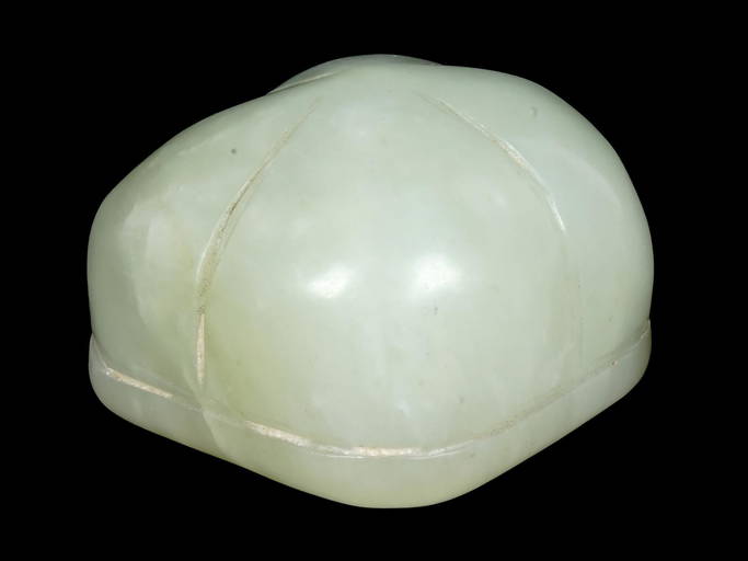 Chinese Carved Jade Figurine Headgear Decoration