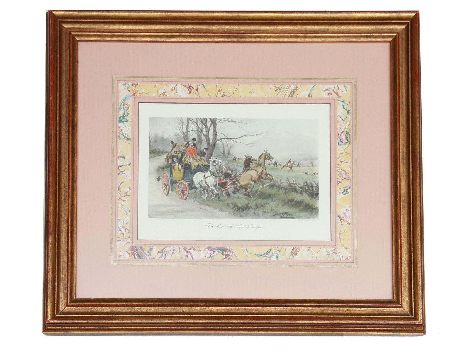 BRITISH HAND COLORED ENGRAVING BY GEORGE WRIGHT (1 of 4)