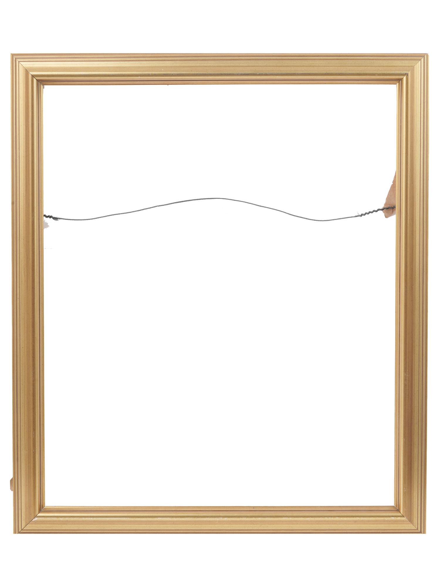 VINTAGE GOLDEN WOOD PLEIN AIR PICTURE FRAME (1 of 3)