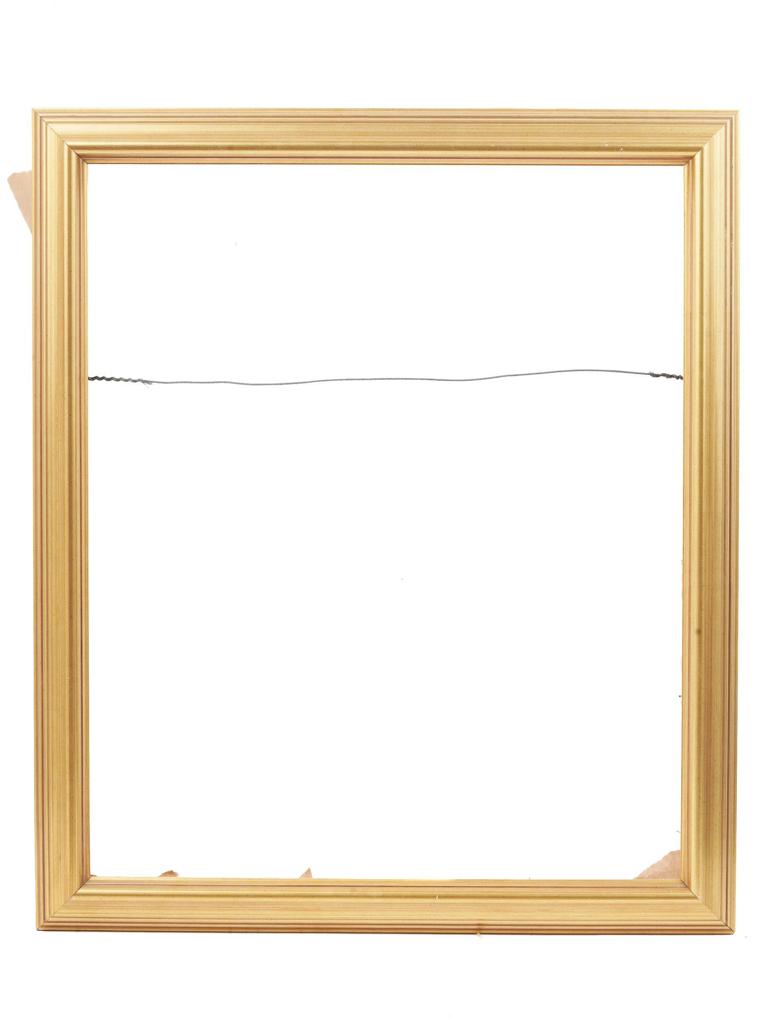 VINTAGE GOLDEN WOOD PLEIN AIR PICTURE FRAME (1 of 3)