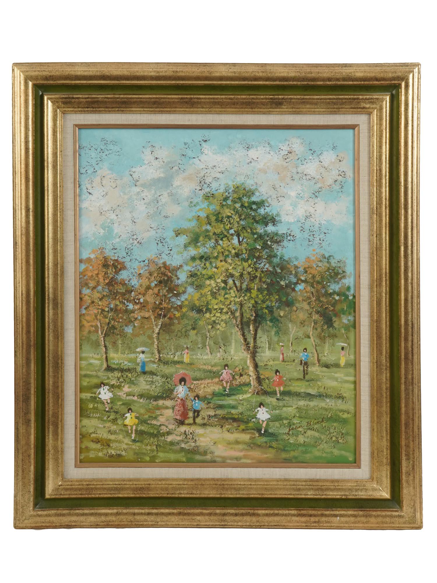 MID CENTURY OIL PAINTING SIGNED BY JEAN BLOCH (1 of 7)