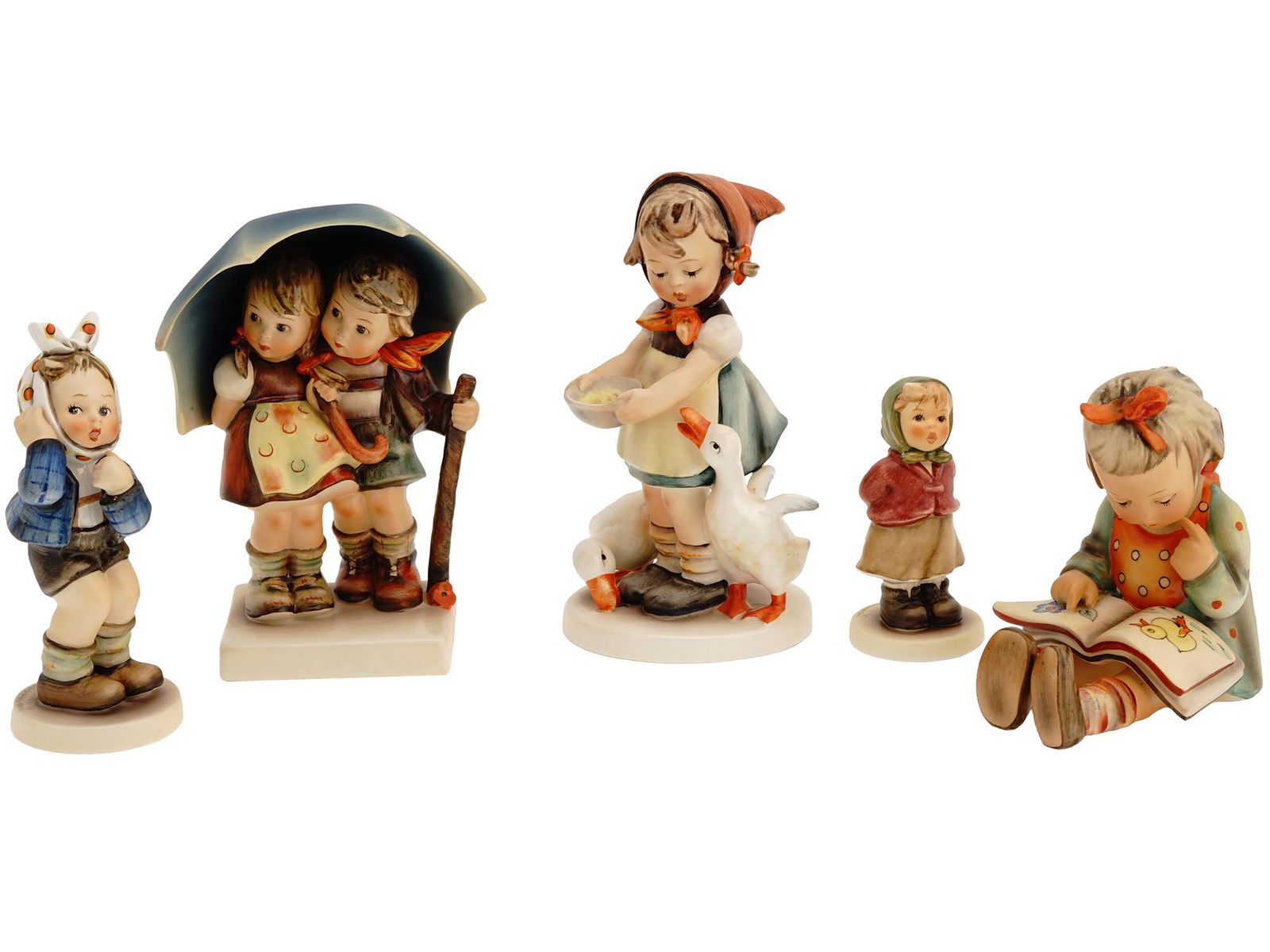 VINTAGE GERMAN HUMMEL GOEBEL PORCELAIN FIGURINES (1 of 10)