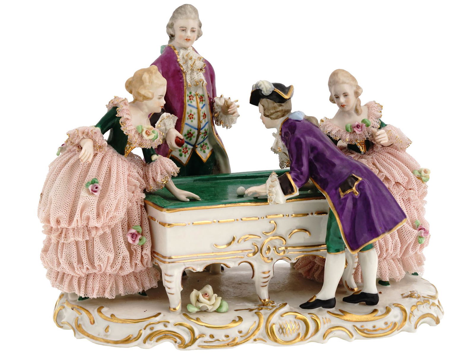 GERMAN DRESDEN ROSENTHAL PORCELAIN FIGURAL GROUP (1 of 10)