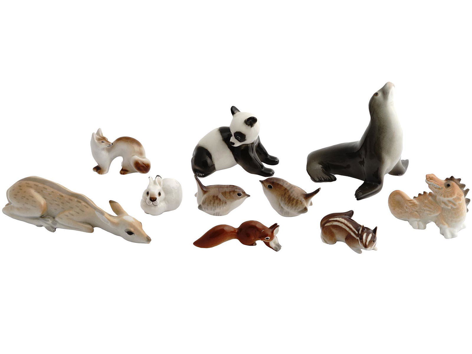 LOT OF RUSSIAN IMPERIAL ANIMAL PORCELAIN FIGURINE (1 of 6)