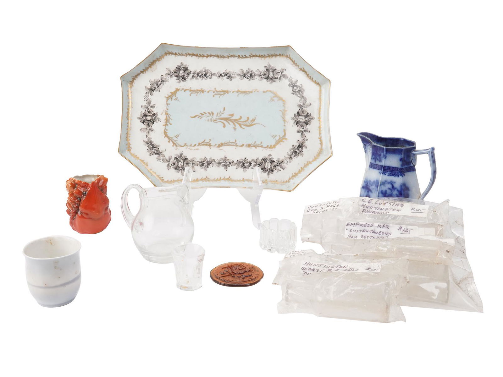 VINTAGE PORCELAIN AND GLASSWARE ITEM COLLECTION (1 of 11)
