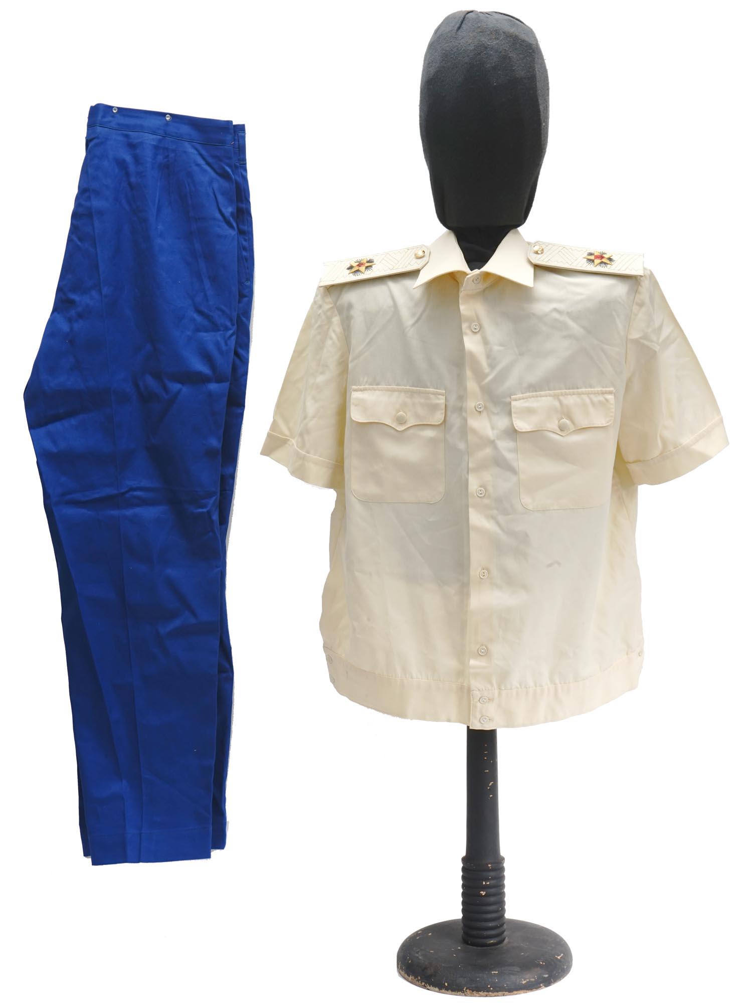 A RARE SOVIET NAVAL OFFICER TROPICAL UNIFORM (1 of 6)