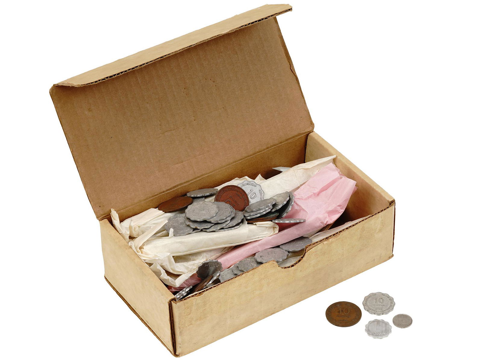 LARGE COLLECTION OF VARIOUS ISRAELI FOREIGN COINS (1 of 5)