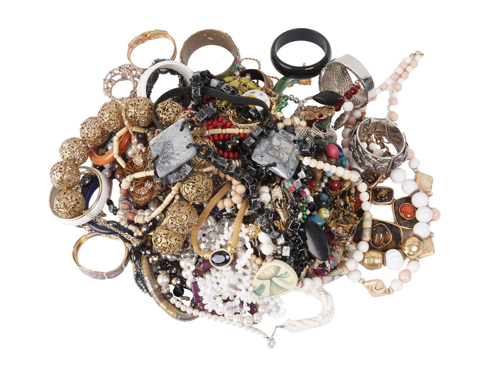 LADIES COSTUME JEWELRY, NECKLACES AND BRACELETS (1 of 5)