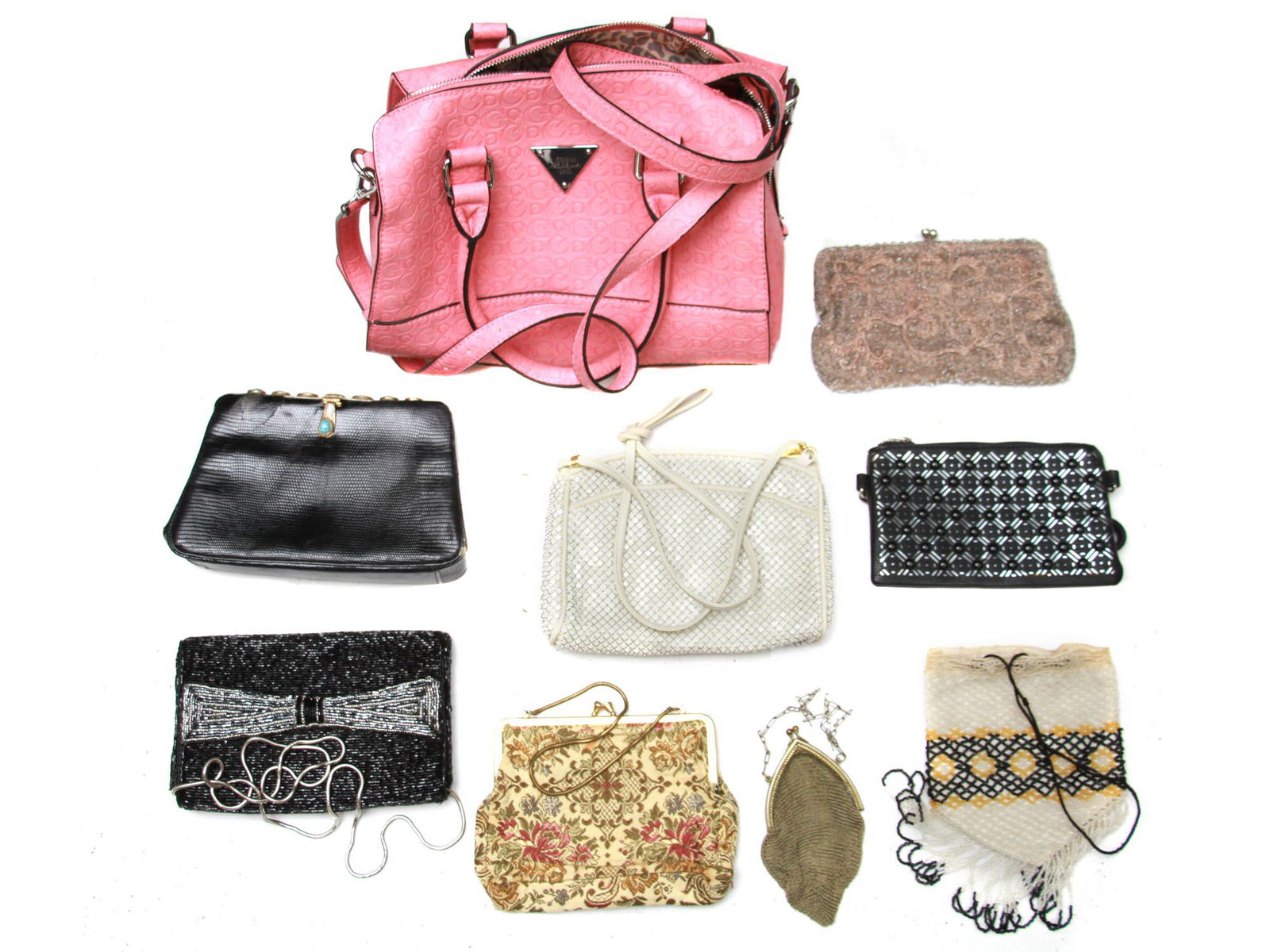 A LOT OF NINE FASHION PURSES IN VARIOUS STYLES (1 of 12)