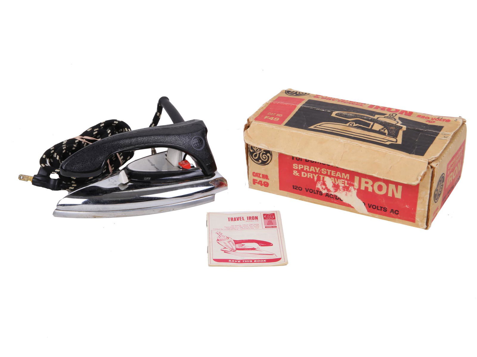 AMERICAN SPRAY STEAM DRY TRAVEL F49 MODEL IRON (1 of 12)