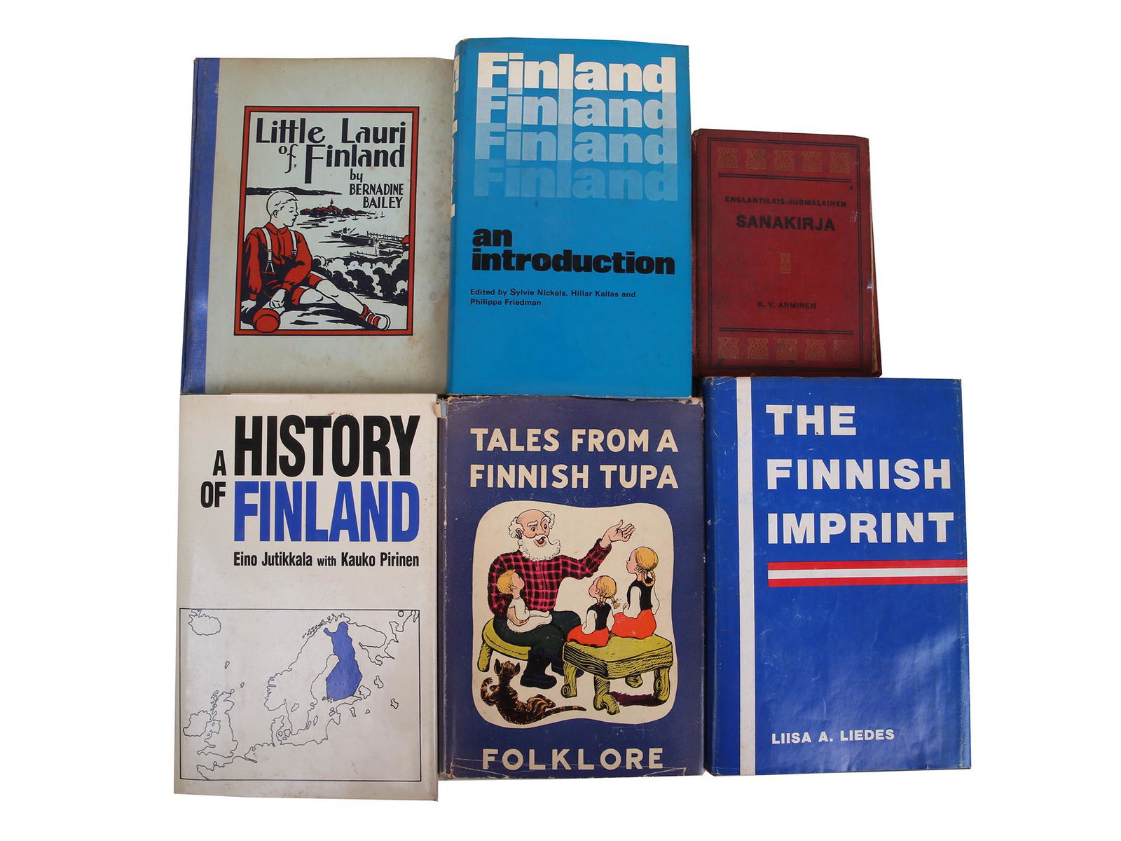 MID CENTURY BOOKS FINLAND SUOMI HISTORY FOLKLORE (1 of 14)