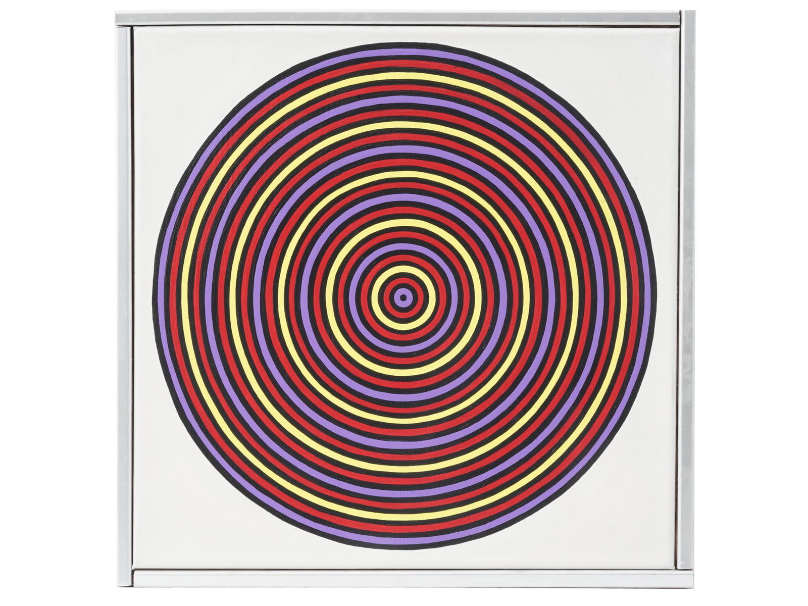 JAPANESE OP ART OIL PAINTING BY TADASKY KUWAYAMA (1 of 5)