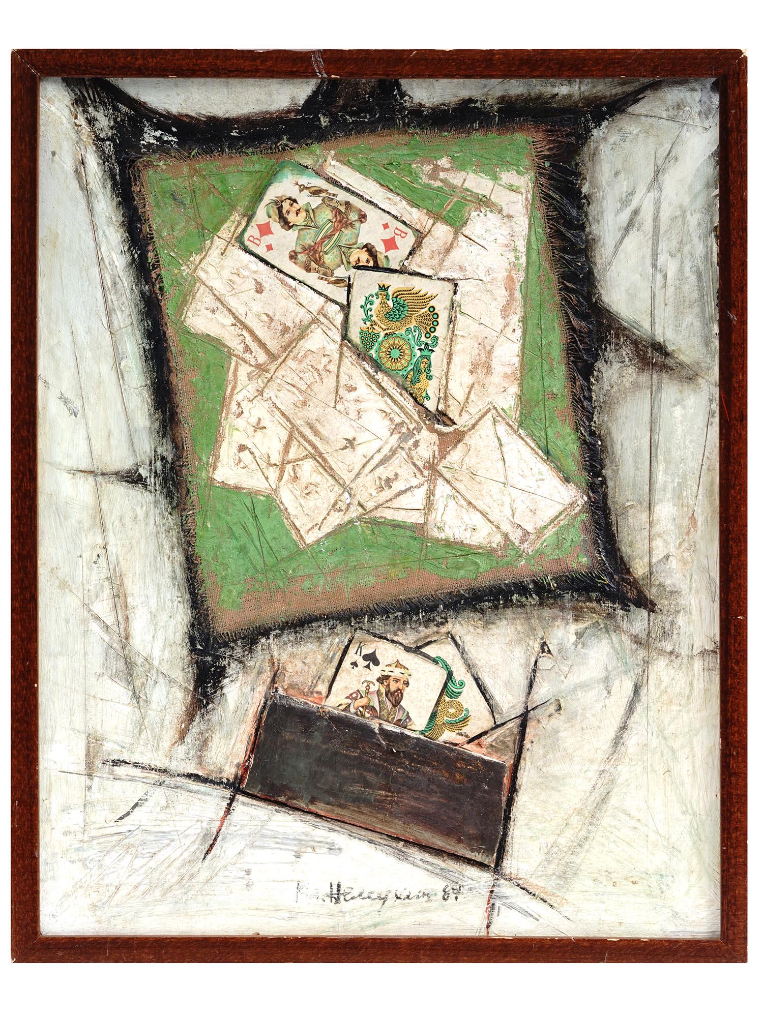 RUSSIAN MIXED MEDIA PAINTING BY VLADIMIR NEMUKHIN (1 of 6)