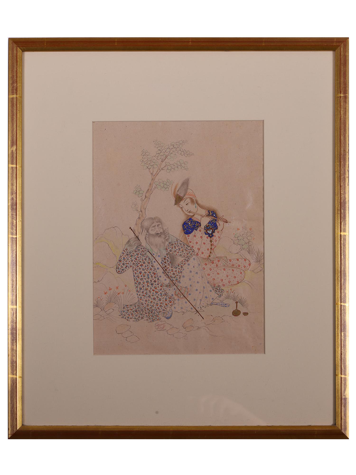 MID CENTURY RUBAIYAT DRAWING BY MUHAMMAD TAJVIDI (1 of 4)