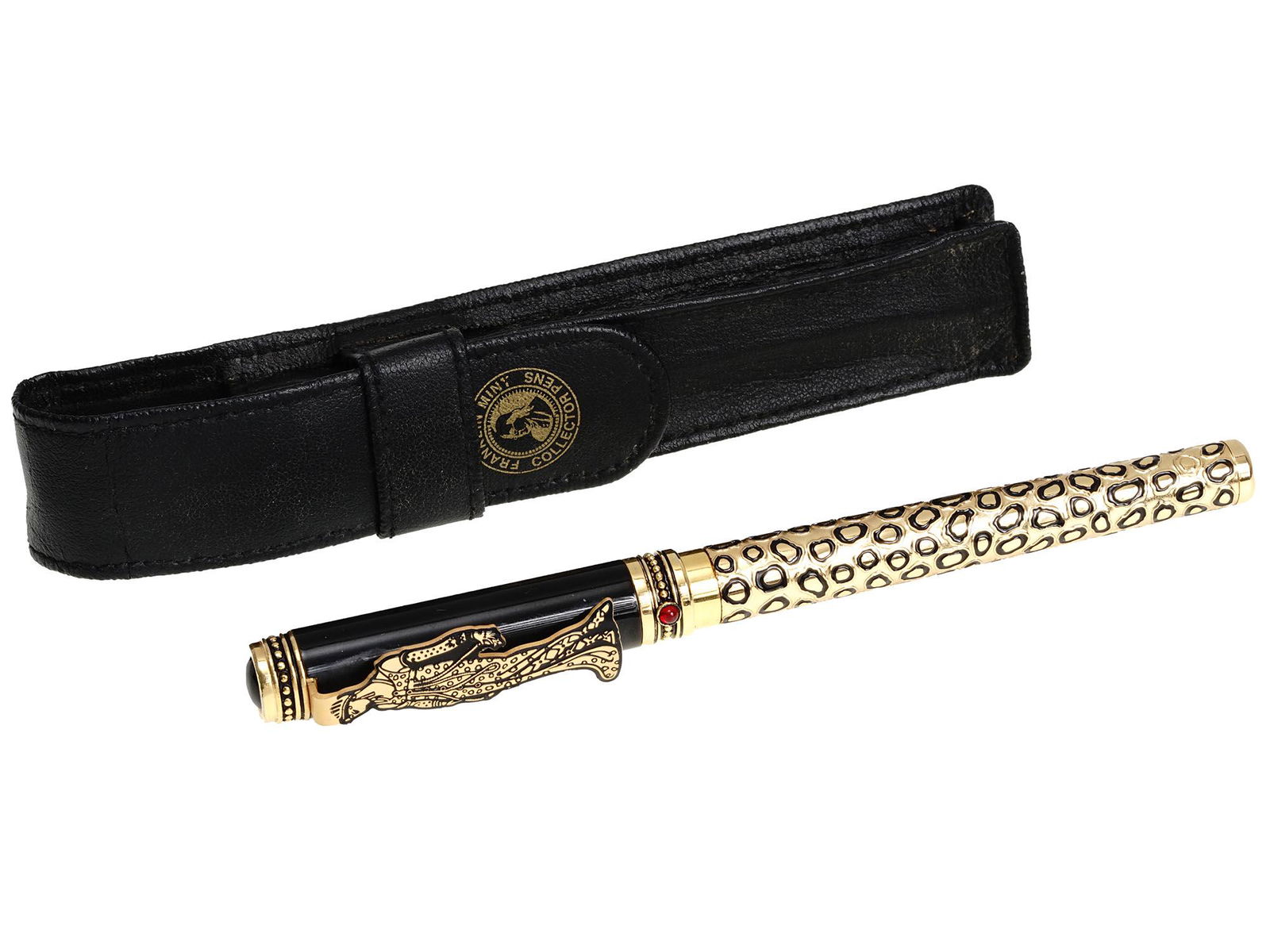 FRANKLIN MINT HOUSE OF ERTE LEOPARD FOUNTAIN PEN (1 of 6)