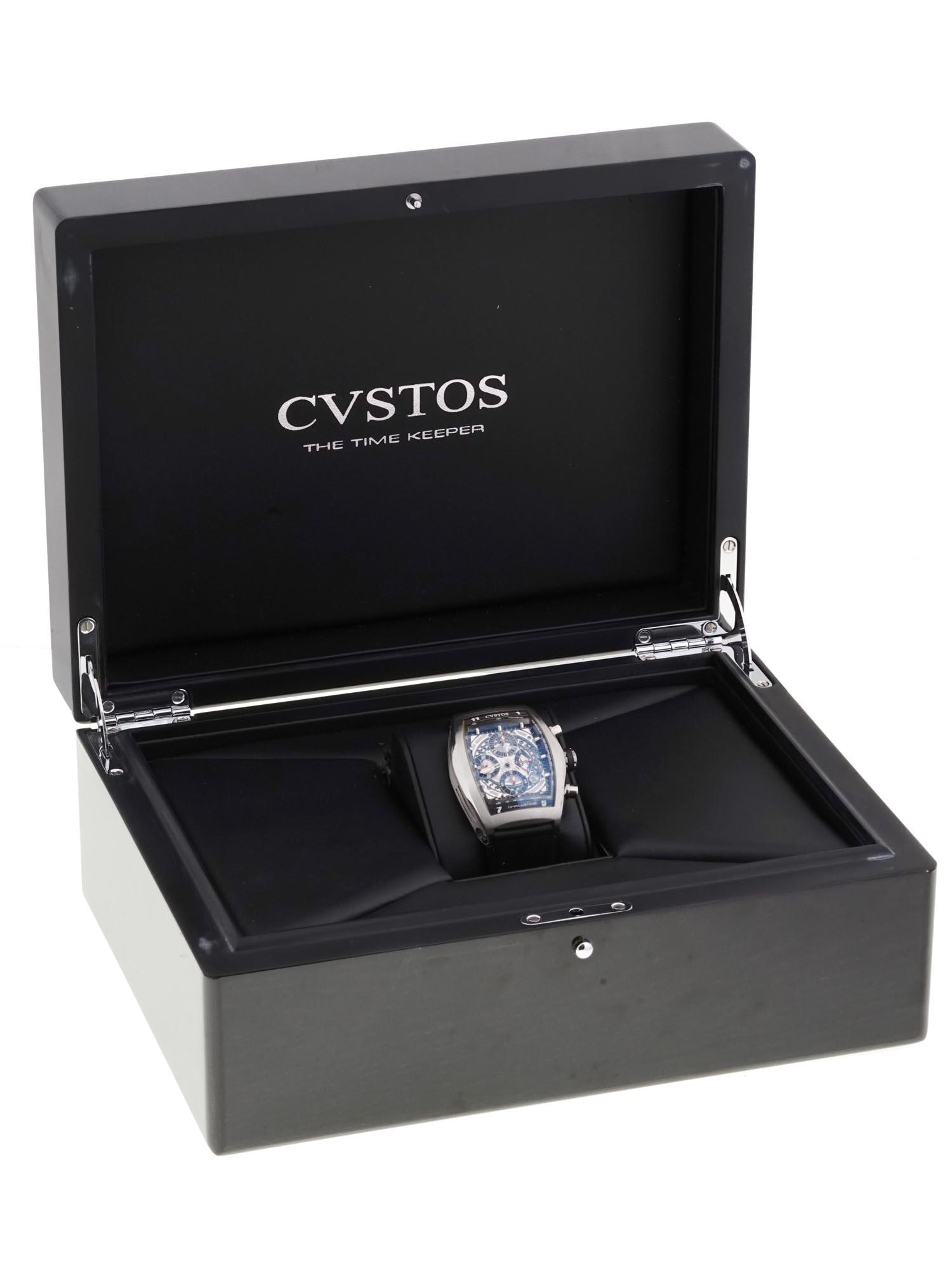 CVSTOS GENEVE CHRONOGRAPH AUTOMATIC WRIST WATCH (1 of 6)