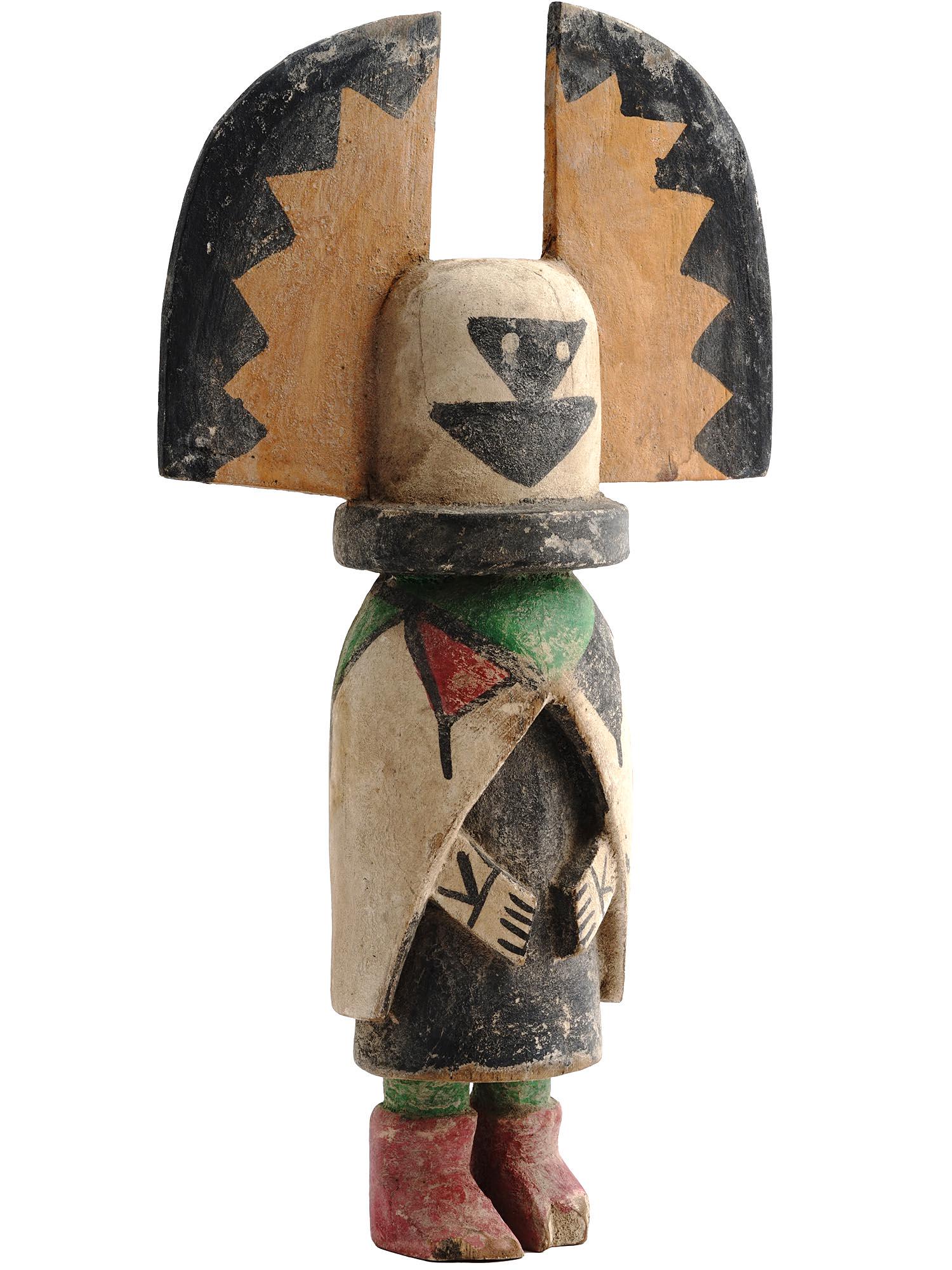 SOUTHWESTERN NATIVE AMERICAN WOOD KACHINA FIGURE (1 of 7)