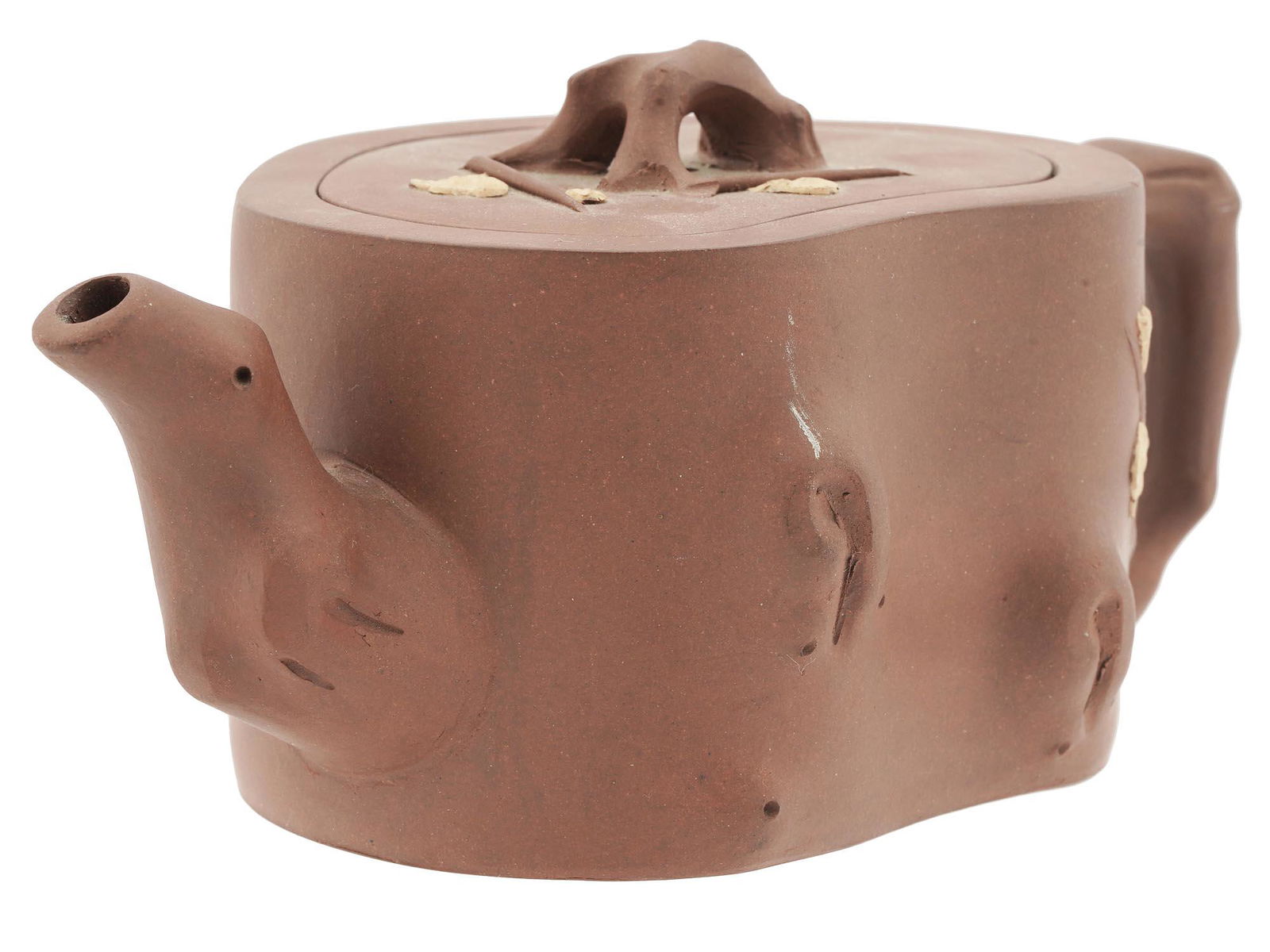 VINTAGE CHINESE YIXING JIANGSU TERRACOTTA TEAPOT (1 of 7)