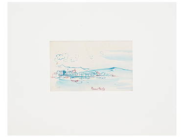 SIGNED FRENCH WATERCOLOR PAINTING BY RAOUL DUFY (1 of 5)