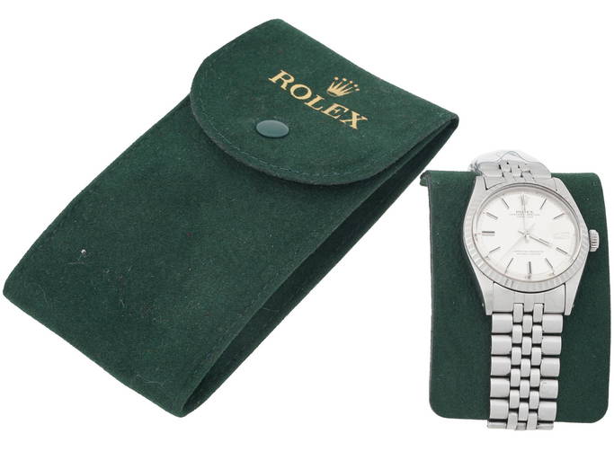 At Auction: ROLEX SUBMARINER OYSTER PERPETUAL WRIST WATCH IOB