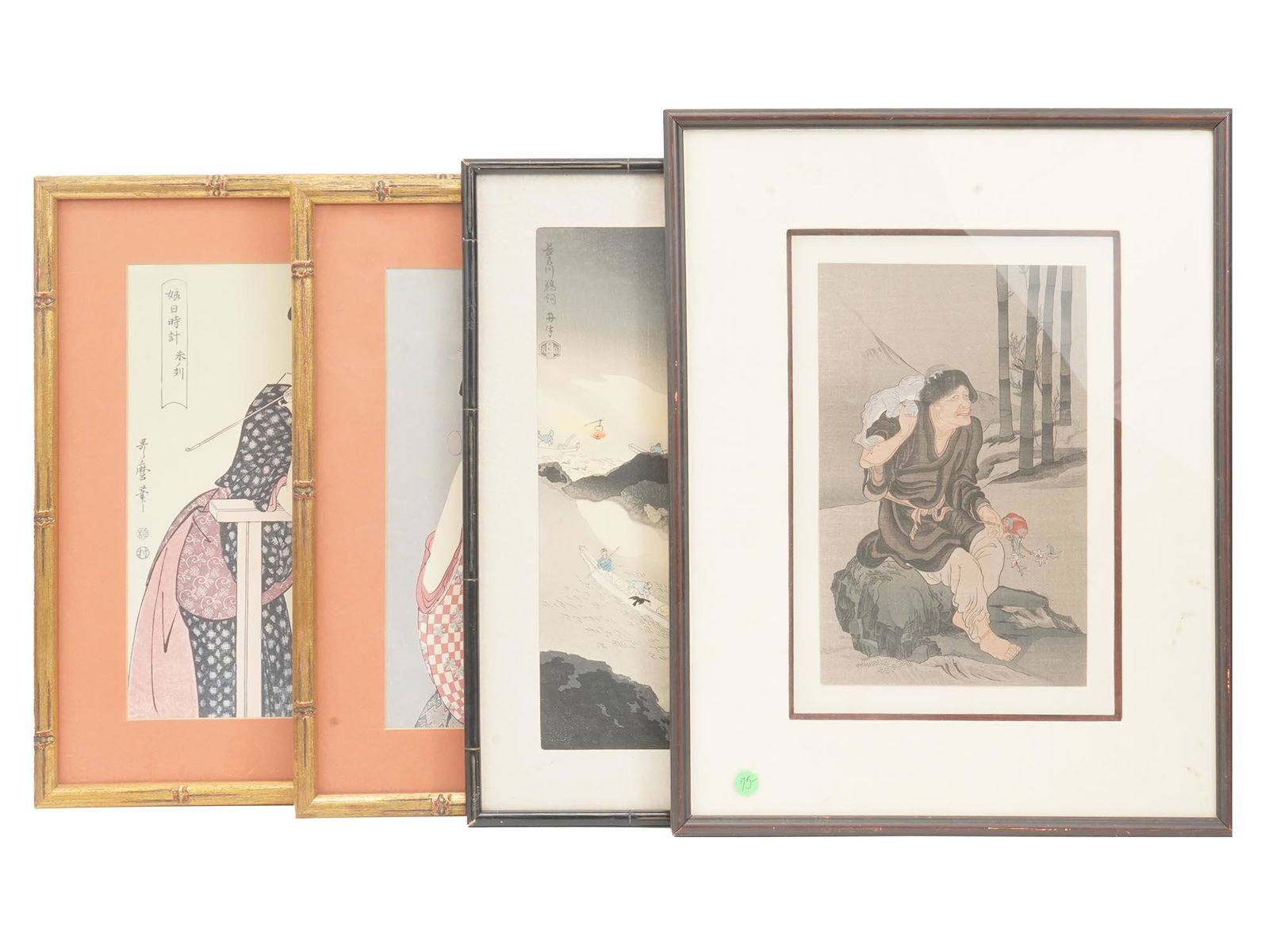 COLLECTION OF UKIYO E JAPANESE WOODBLOCK PRINTS (1 of 11)
