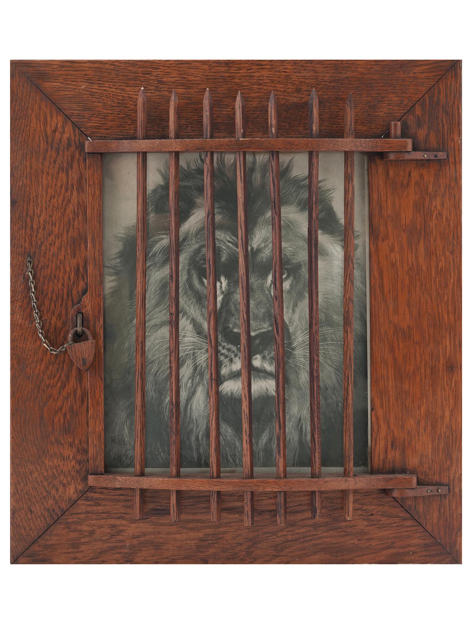 FRENCH LITHOGRAPH PRINT BY ROSA BONHEUR ART FRAME (1 of 4)