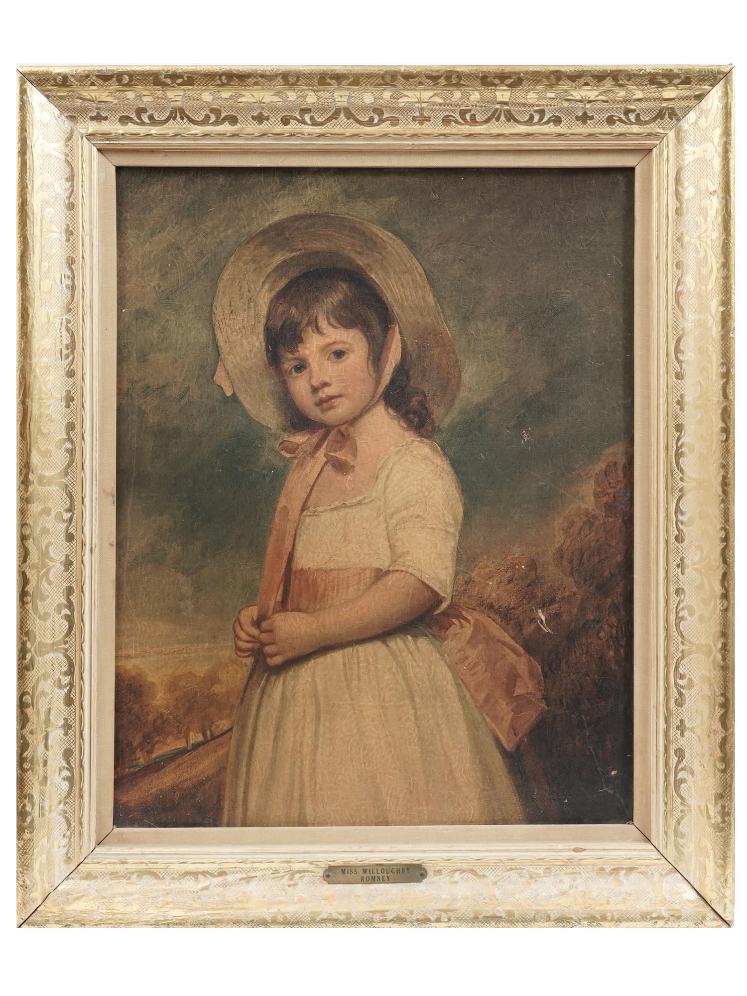 BRITISH PORTRAIT LITHOGRAPH AFTER GEORGE ROMNEY (1 of 4)