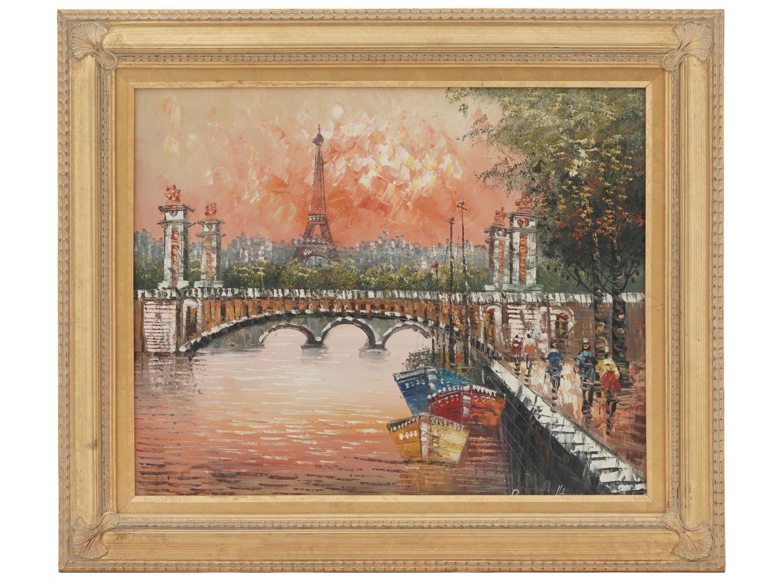 IMPRESSIONIST OIL PAINTING PARIS VIEW BY ATANAS (1 of 6)