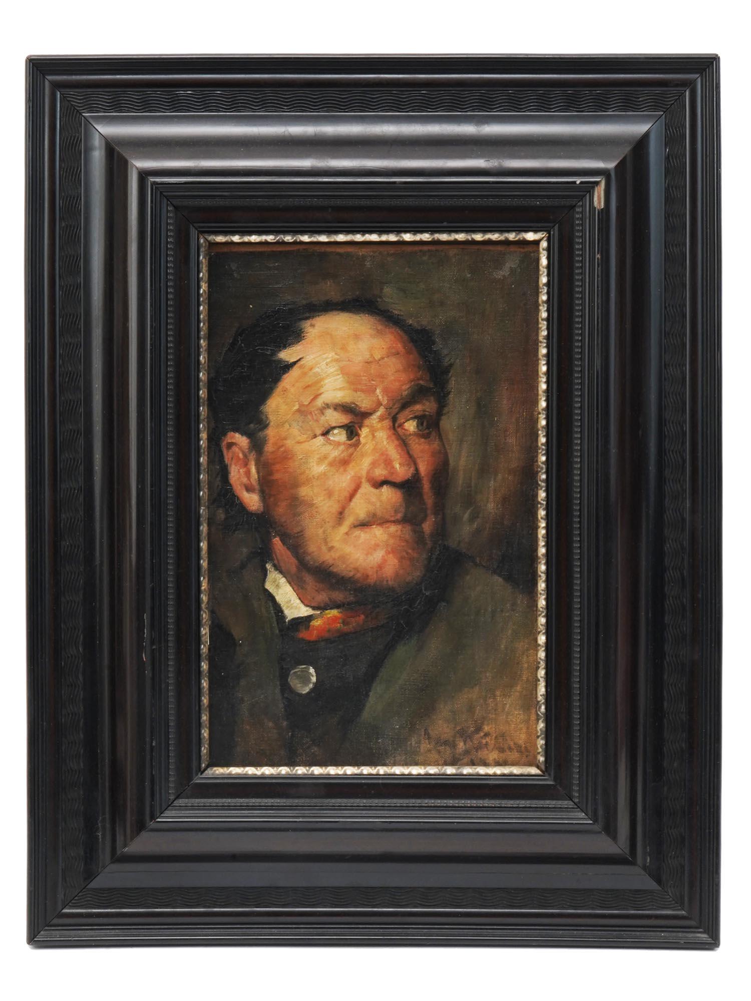 MALE PORTRAIT OIL PAINTING BY OTTO AUGUST KUHLER (1 of 5)