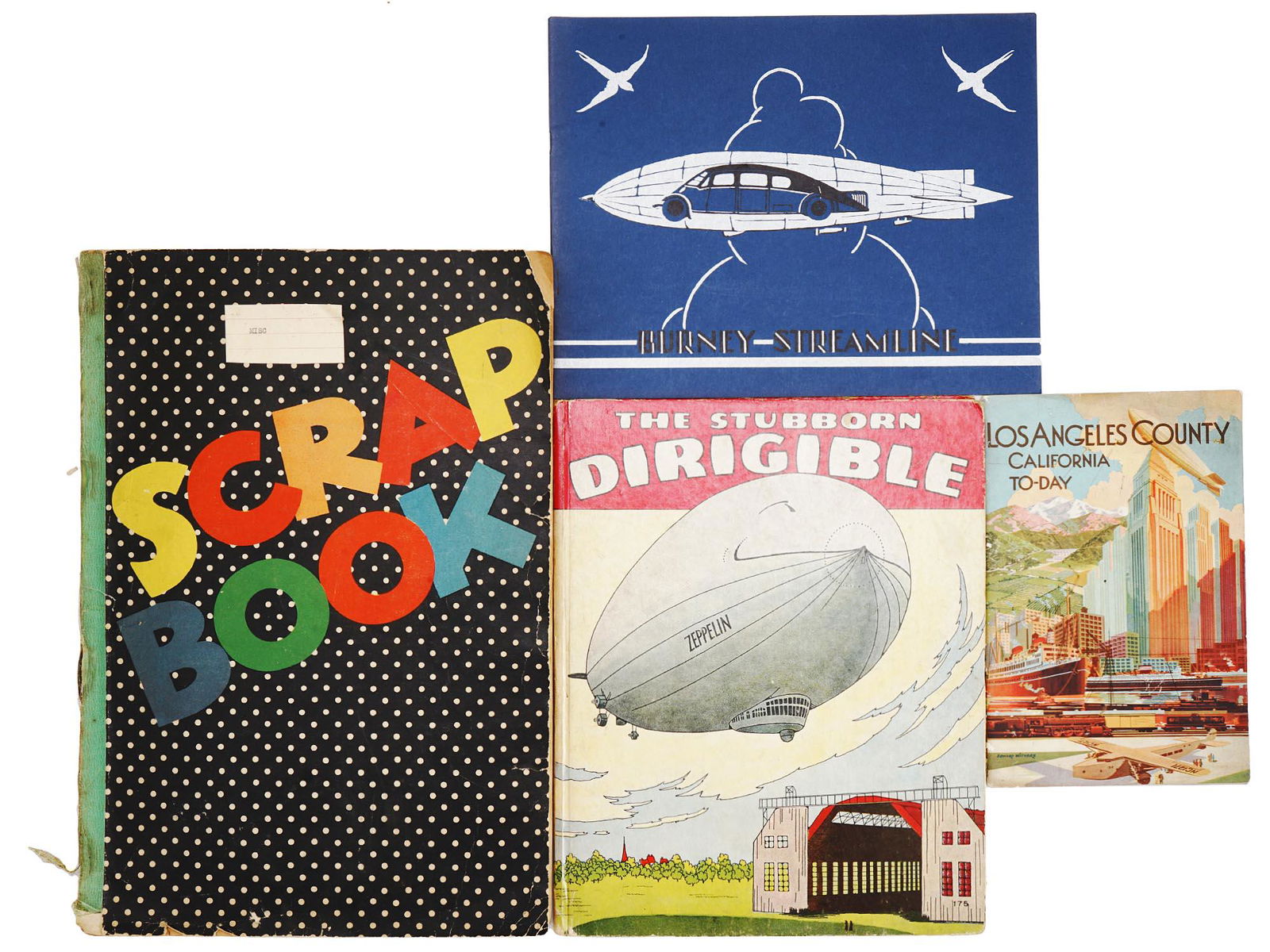 VINTAGE BOOKS ON ZEPPELIN AND AIRSHIPS LOS ANGELES (1 of 11)