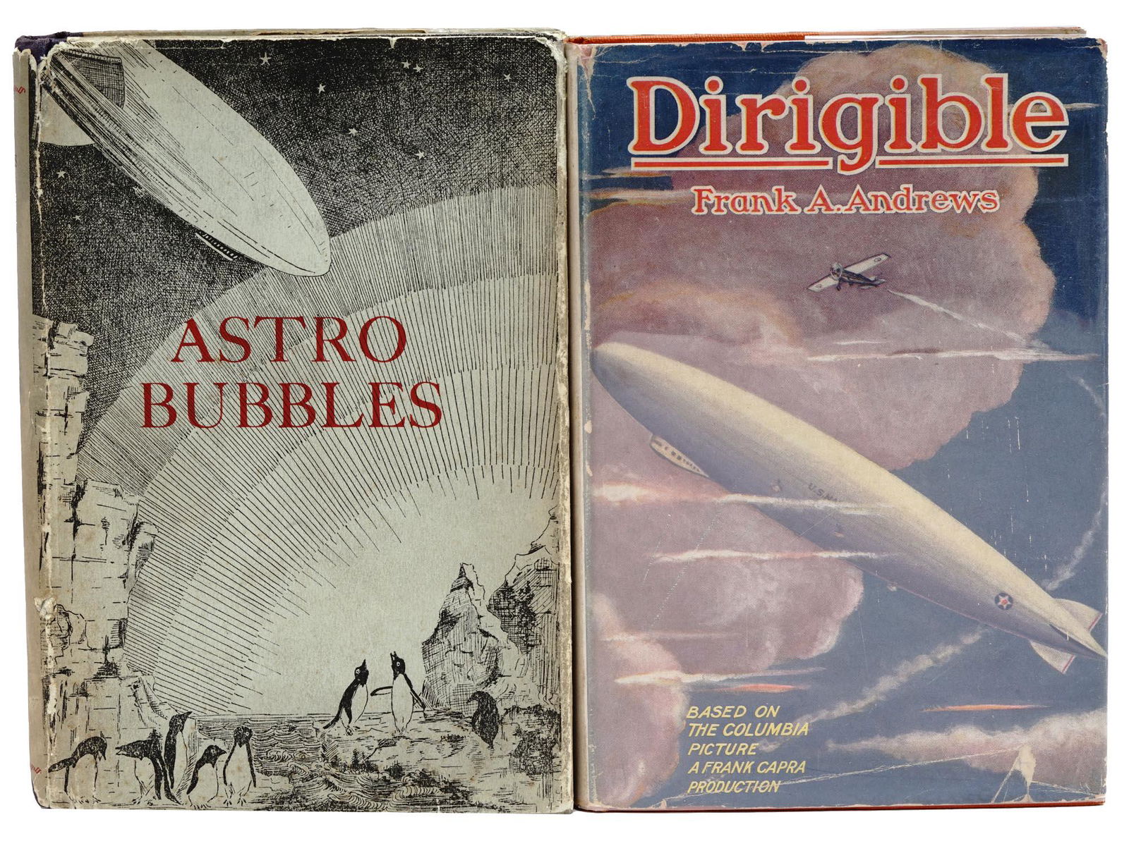 1930S ILLUSTRATED SCIENCE FICTION ZEPPELIN BOOKS (1 of 8)