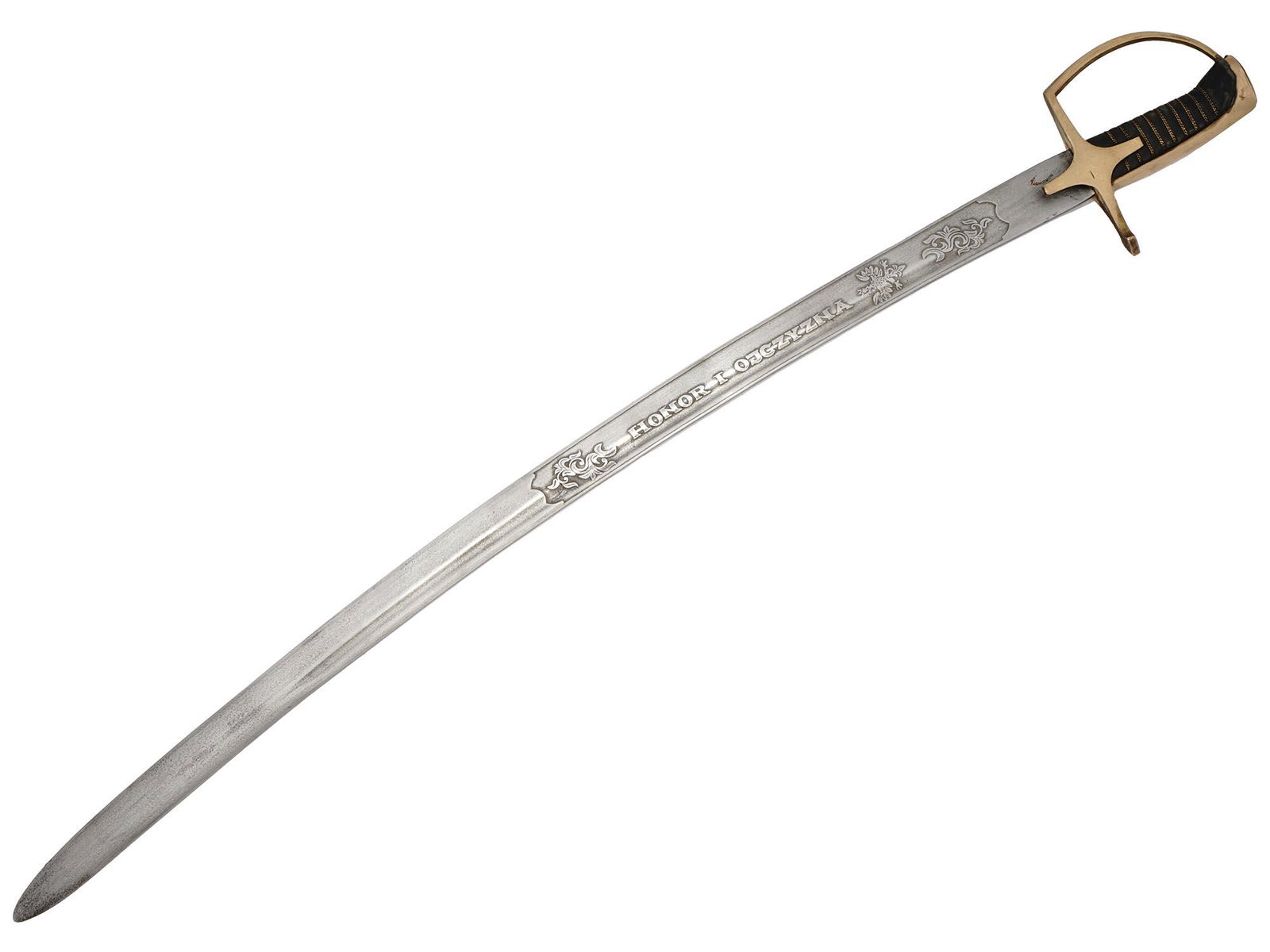 A POLISH HONOR AND HOMELAND ETCHED SWORD BY BUROWSKI (1 of 6)
