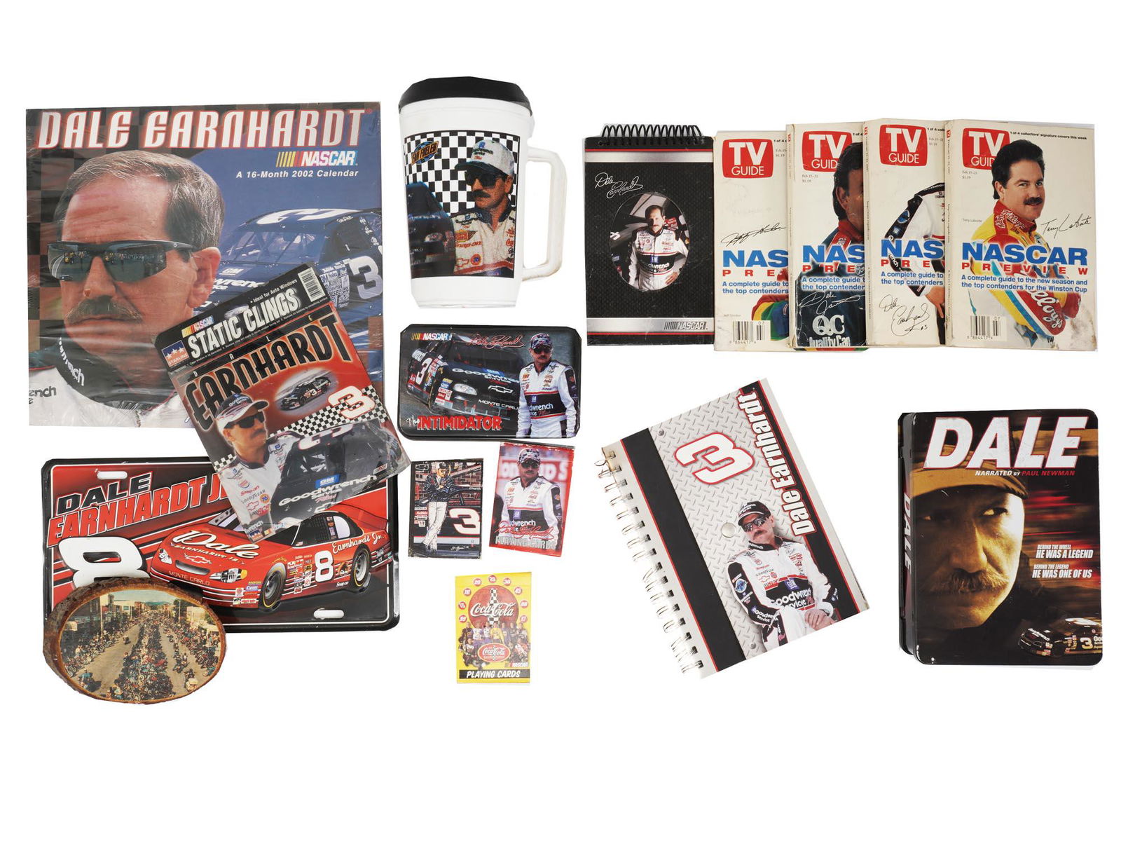 LARGE COLLECTION OF NASCAR SOUVENIRS TARDE CARDS (1 of 5)