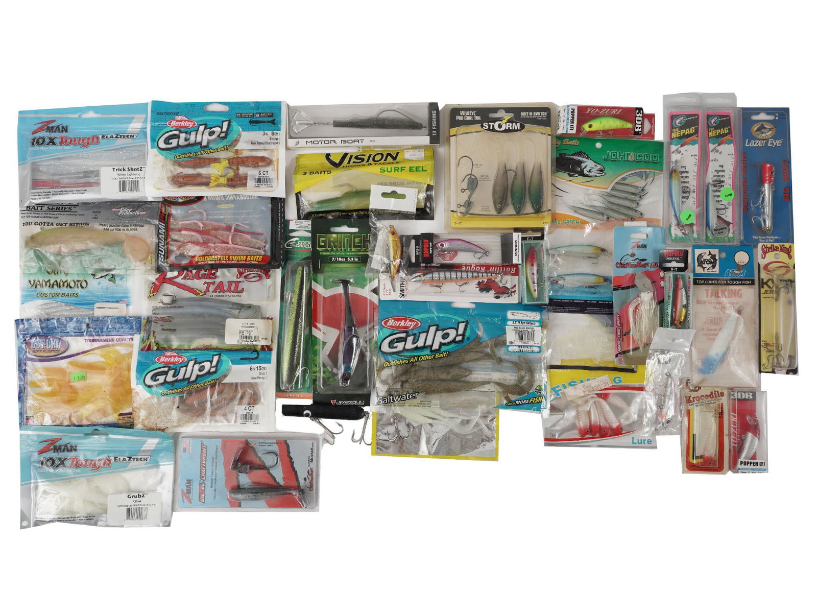 VINTAGE BERLKLEY STRIKE KING Z MAN FISHING LURES (1 of 4)