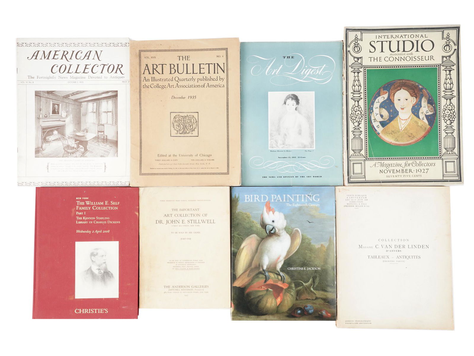 ANTIQUE AND VINTAGE AUCTION CATALOGS AND ART BOOK (1 of 4)