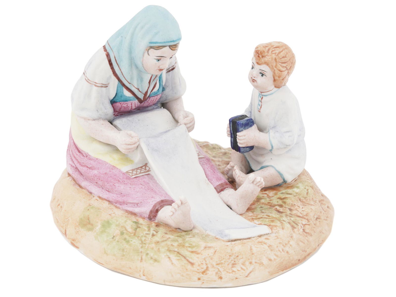 ANTIQUE RUSSIAN GARDNER PORCELAIN FIGURAL GROUP (1 of 9)