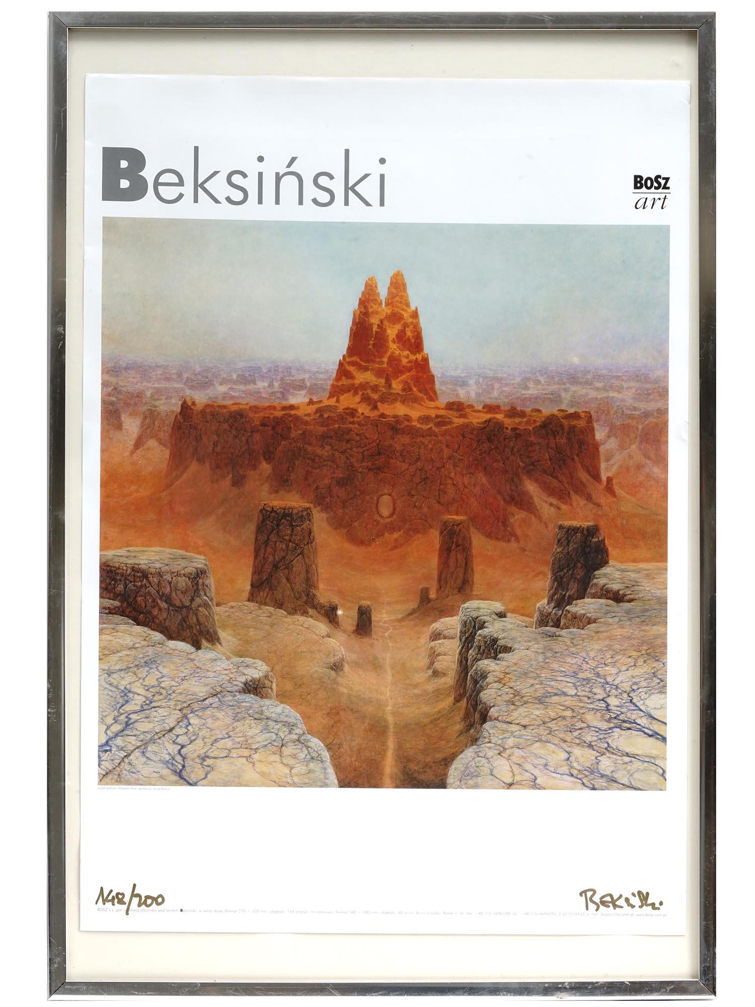POLISH GENUINE PRINT POSTER BY ZDZISLAW BEKSINSKI (1 of 6)