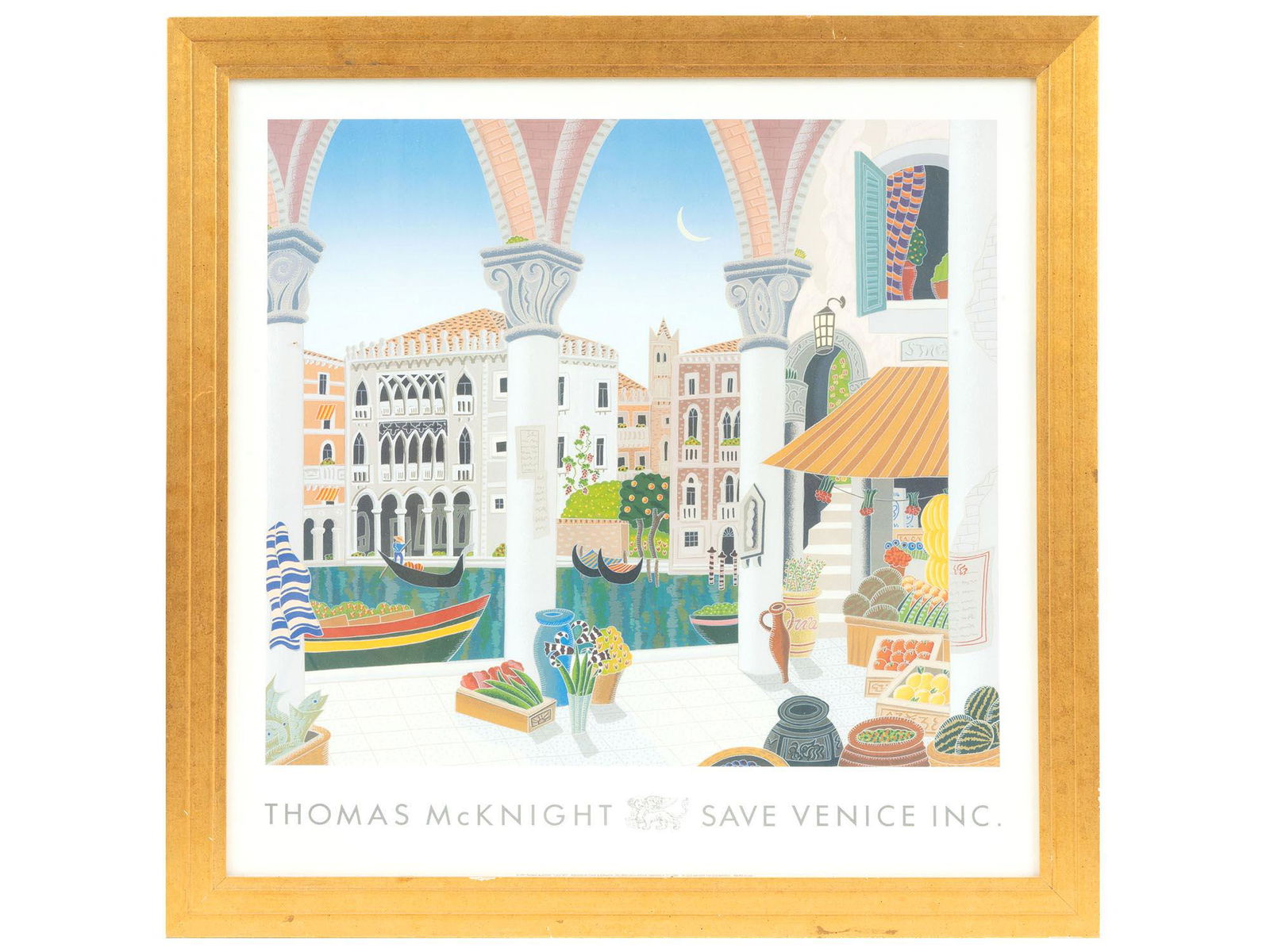 VENETIAN LANDSCAPE WALL POSTER BY THOMAS MCKNIGHT (1 of 5)