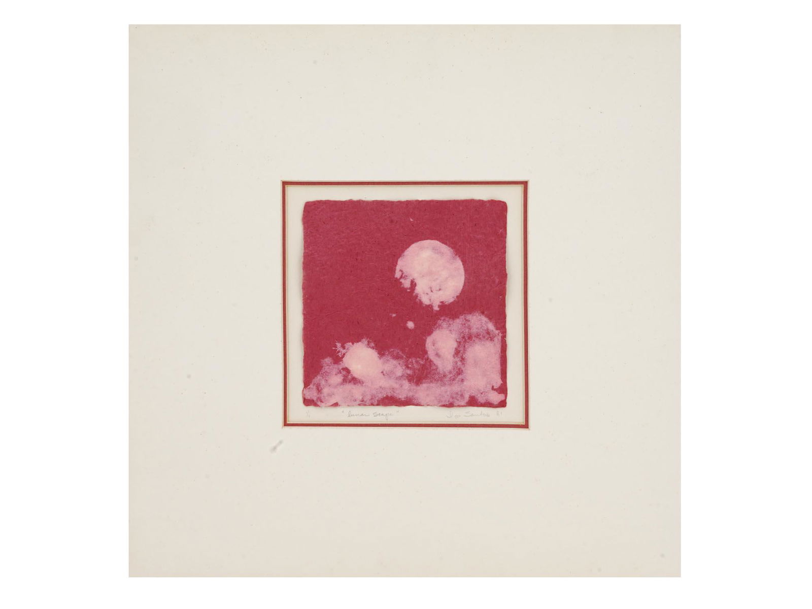 ABSTRACT LUNAR MIXED MEDIA PAINTING BY IPO SANTOS (1 of 5)