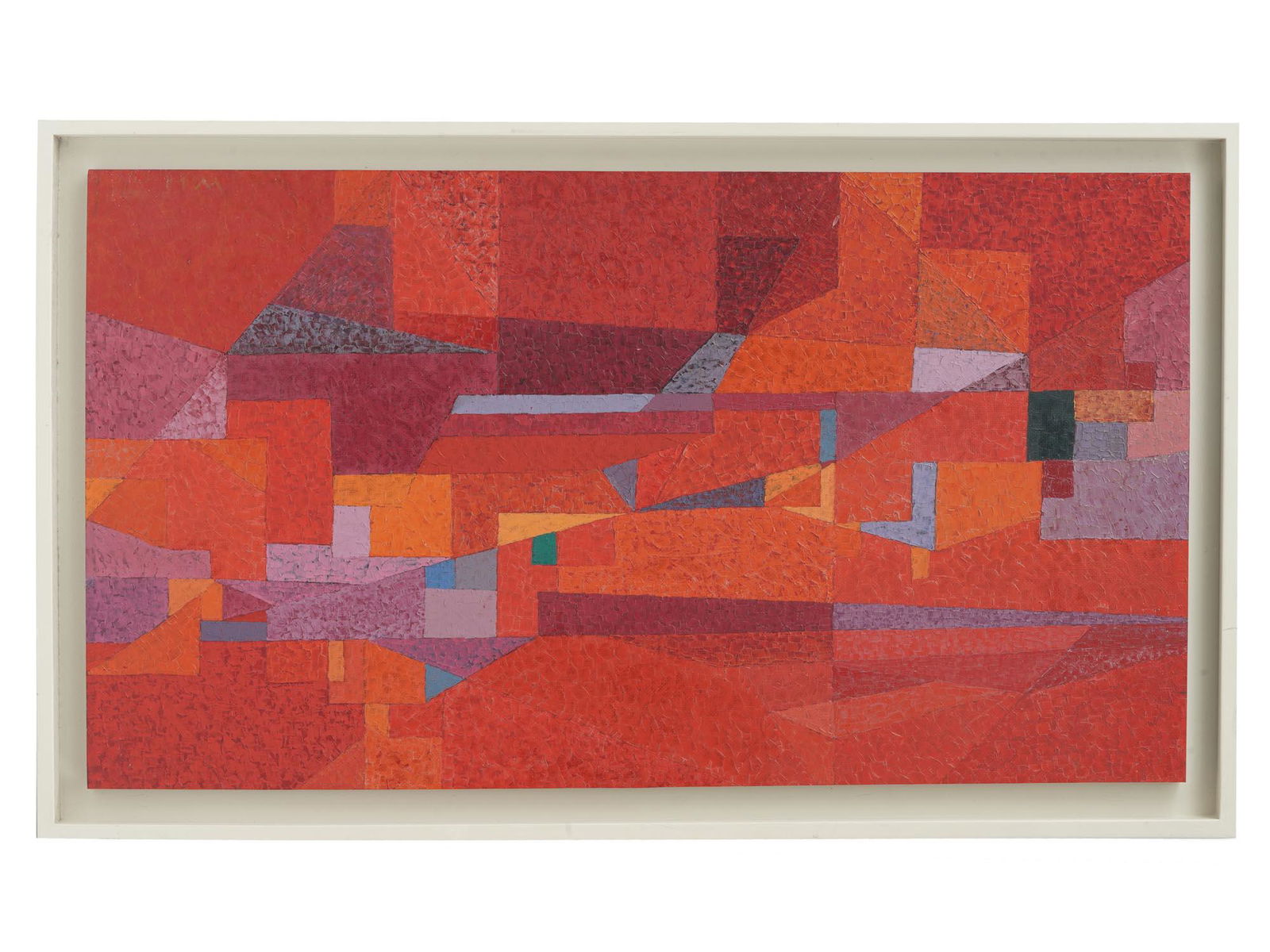 CONTEMPORARY ABSTRACT OIL PAINTING FRAMED (1 of 4)