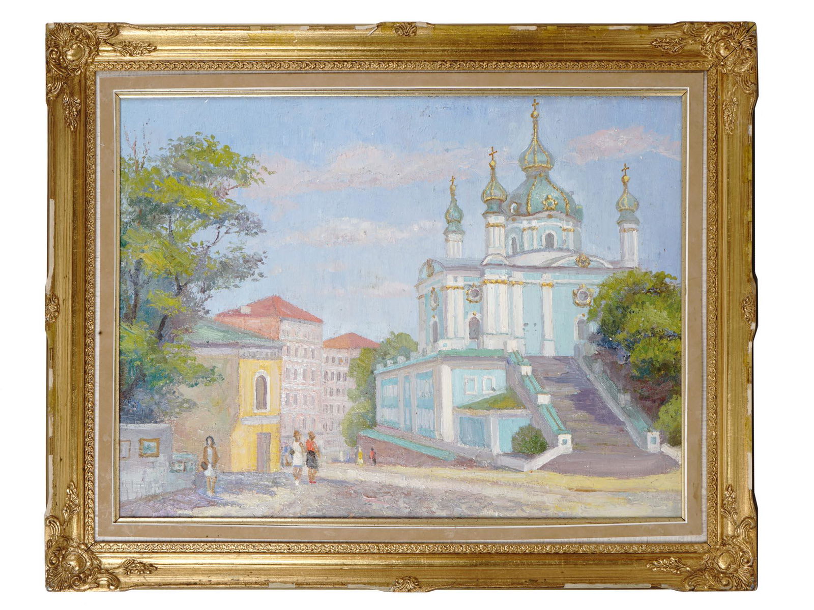MID CENTURY RUSSIAN ST. ANDREWS CHURCH PAINTING (1 of 4)