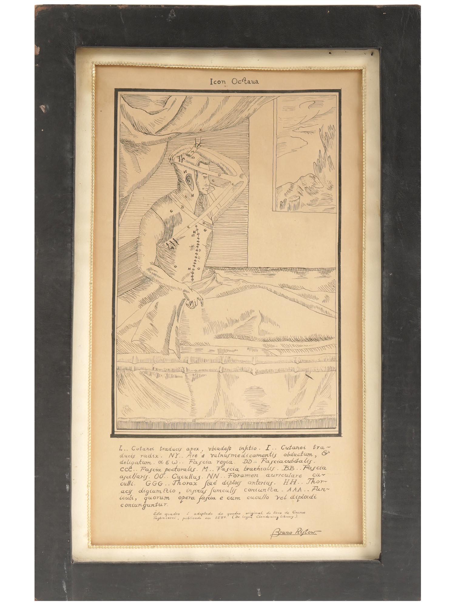 ITALIAN METHOD DRAWING AFTER GASPARE TAGLIACOZZI (1 of 5)