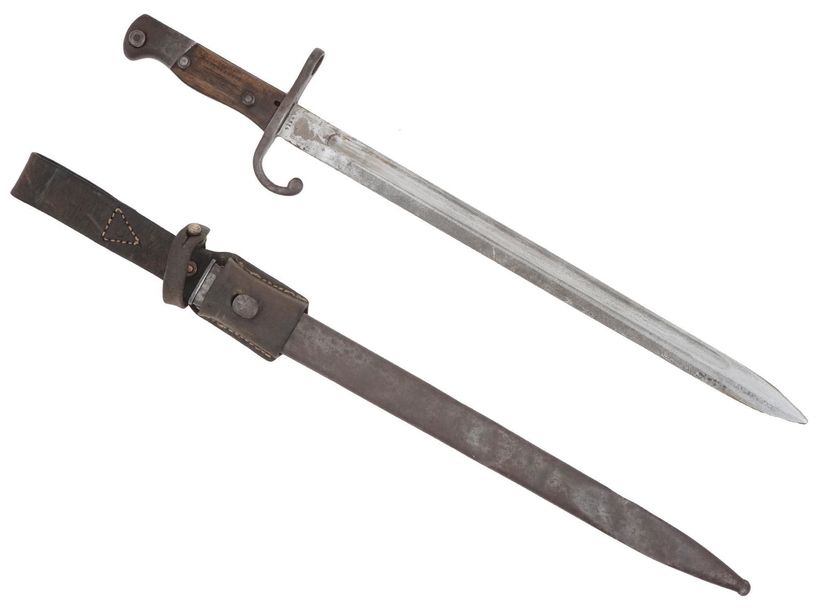 WWI GERMAN MAUSER M1909 BAYONET WITH SCABBARD (1 of 8)