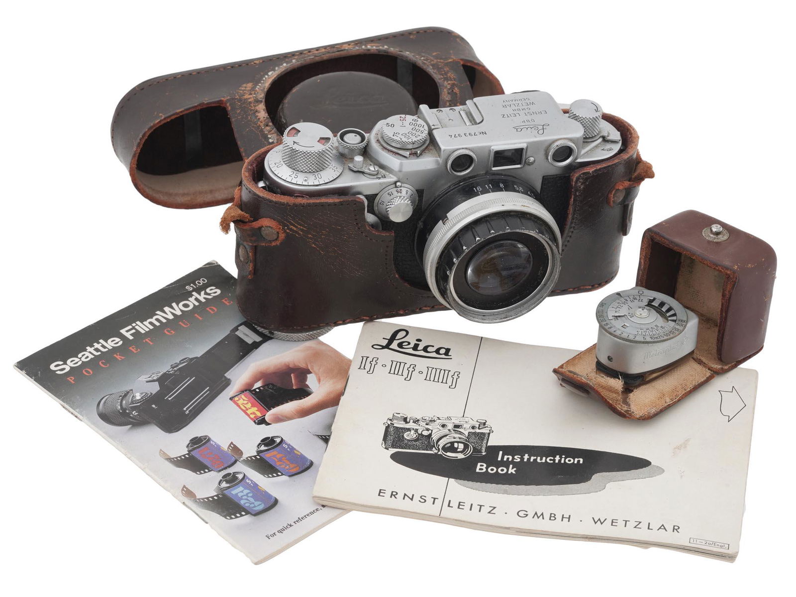 VINTAGE GERMAN LEICA IIIF CAMERA IOB C 1960 (1 of 7)