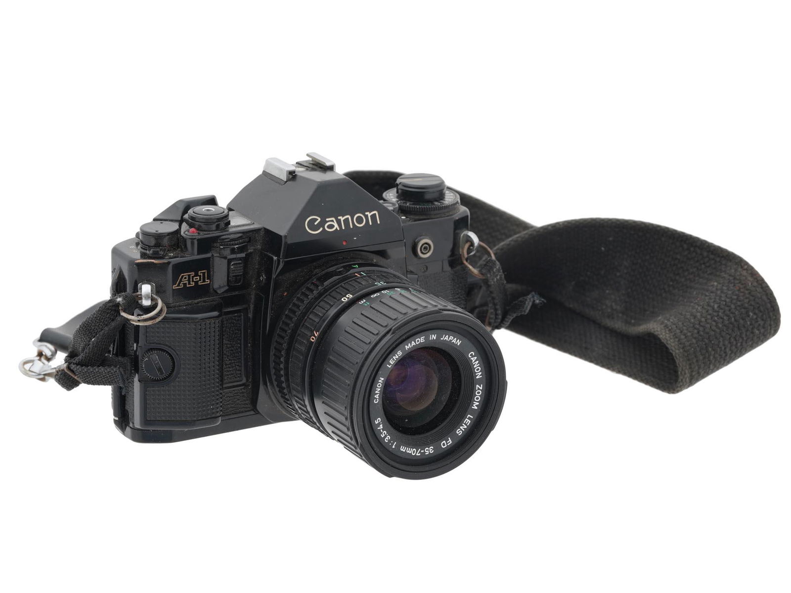 VINTAGE JAPANESE CANON A1 SLR 35 MM CAMERA C 1980 (1 of 6)